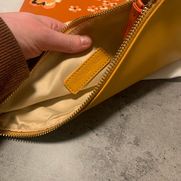 NWoT Rachel Pally mustard and floral clutch - Picture 4 of 6